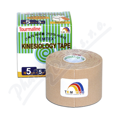 TEMTEX Kinesiology tape Tourmaline béžová 5cmx5m