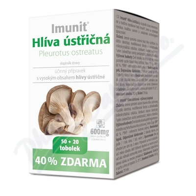 Hlíva ústřičná Imunit 50 + 20 tob. Zdarma