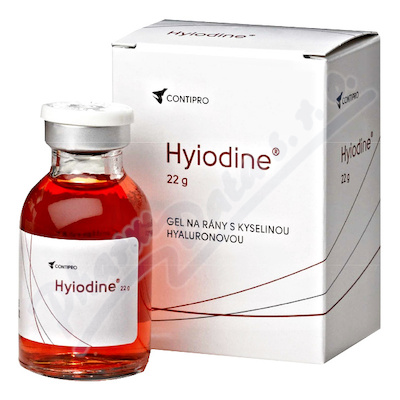 Hyiodine gel na rány s kyselinou hyaluronovou 22g