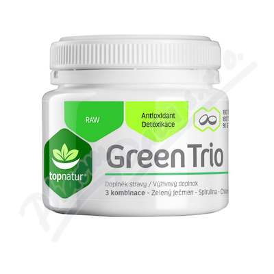 Green Trio Chlor.Spirul.Z.ječmen tbl.180 TOPNATUR