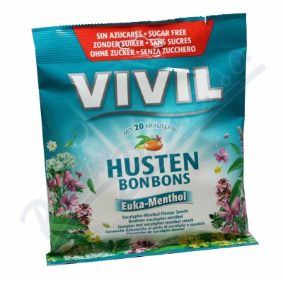 Vivil Eukalyptus-mentol+20 druhů bylin 60g