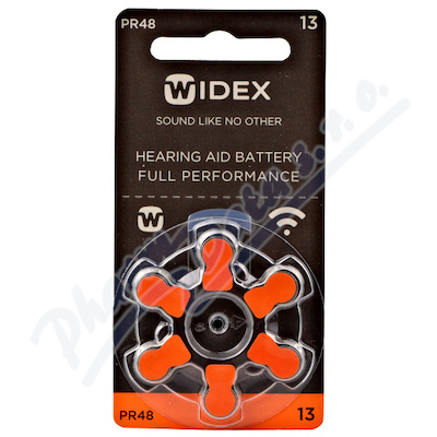 Baterie do naslouchadel Widex 13 6ks