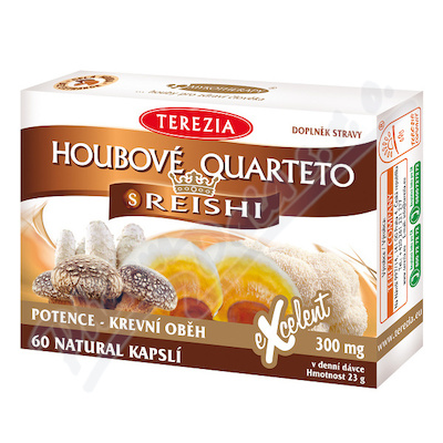 TEREZIA Houbové Quarteto s reishi cps.60