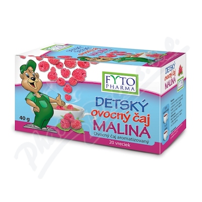 Dětský ovocný čaj Malina 20x2g Fytopharma