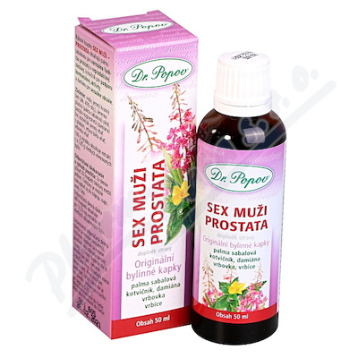 Dr.Popov Kapky bylinné Sex-Muži-Prostata 50ml