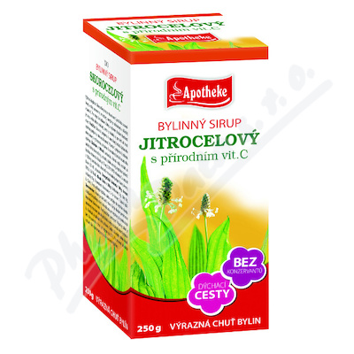 Apotheke Bylinný sirup Jitrocelový 250g