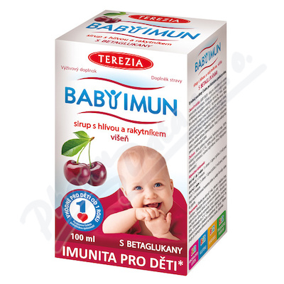 BABY IMUN sirup s hlívou a rakytníkem VIŠEŇ 100ml