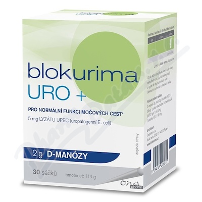 Blokurima URO+ 2g d-manózy 30 sáčků