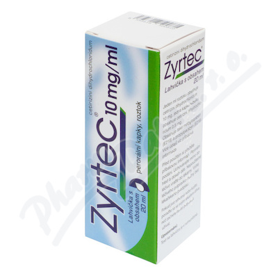 Zyrtec 10mg/ml por.gtt.sol.1x20ml