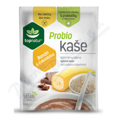 Topnatur Probio rýžová kaše banán-hořká čoko.60g