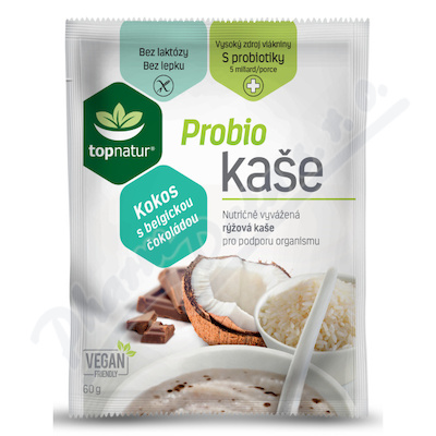 Topnatur Probio rýžová kaše kokos-belgická čoko60g