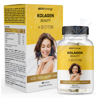 MOVit Kolagen Beauty+Biotin tbl.90