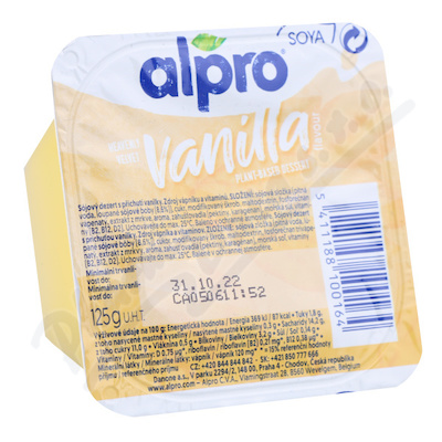 Alpro Sójový dezert s vanilkovou příchutí 125g