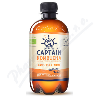 The Gutsy Captain Kombucha zázvor&citron BIO 400ml