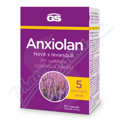 GS Anxiolan s levandulí tbl. 60