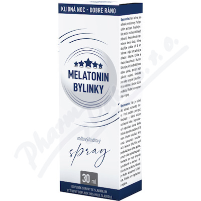 Melatonin Bylinky mátový spray 30ml