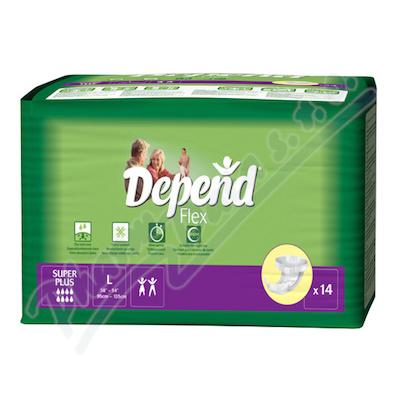 Depend Flex Super Plus inkont.kalh.vel.L 14ks