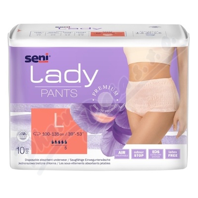 Seni Lady Pants inkont.plen.kalhotky L 10ks