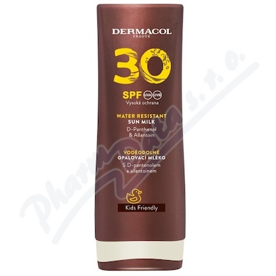 Dermacol Opalovací mléko voděodolné SPF30 200ml