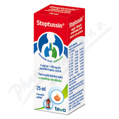 Stoptussin 4mg/ml+100mg/ml por.gtt.sol.1x25ml