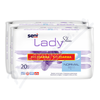 Seni Lady Slim Normal inkont.vložky 1+1 2x20ks