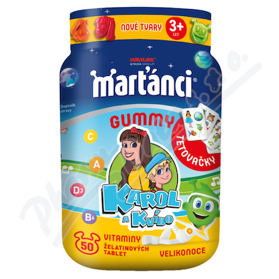 Marťánci Gummy Karol&Kvído Velikonoce tbl.50