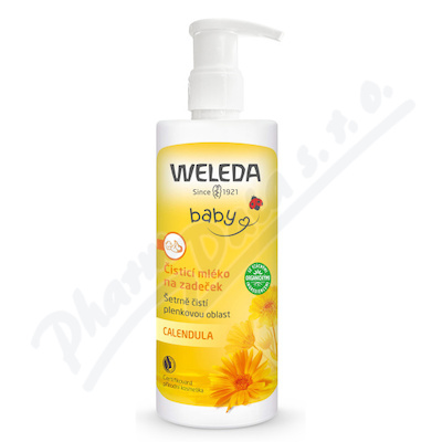 WELEDA baby Čistící mléko na zadeček s pump.400ml