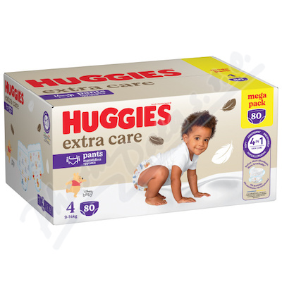 HUGGIES extra care pants 4 9-14kg 80ks