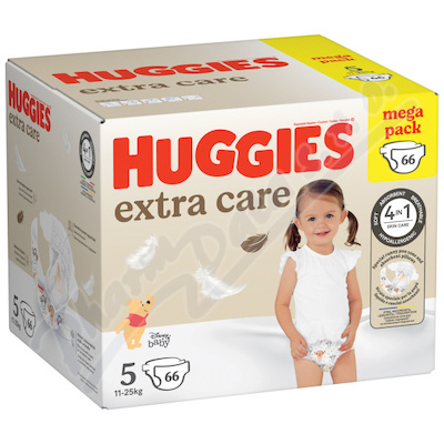 HUGGIES extra care 5 11-25kg 66ks box