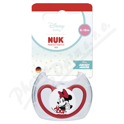 NUK Perfect Mat.AIR dudlík Mickey 6-18m 1ks mix b.