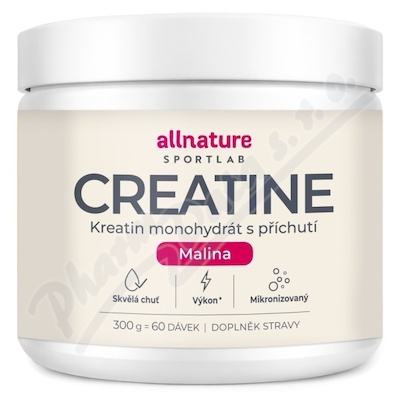 Allnature Sportlab Creatine monohydrát malina 300g