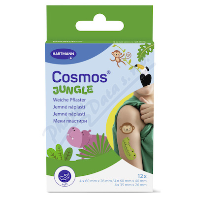 Cosmos Jungle náplast tvar zvířátek 12ks