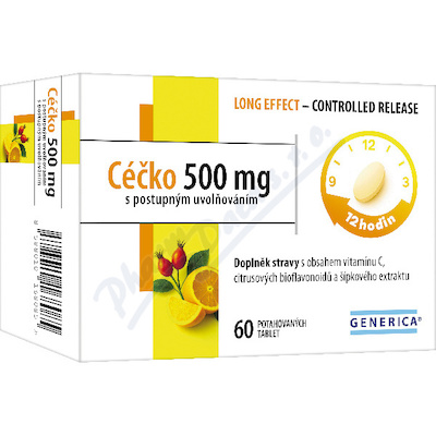 Céčko 500mg s postup.uvolňováním tbl.60 Generica
