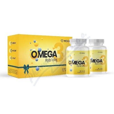 MOVit Omega 3 Rybí olej tob.90+90