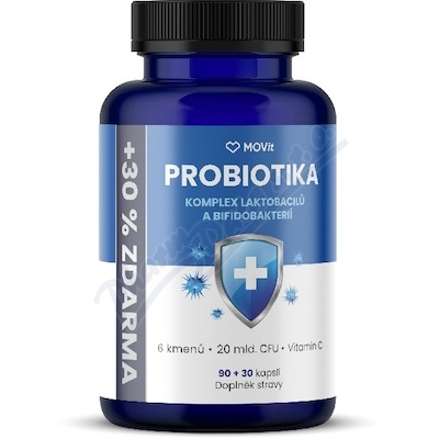 MOVit Probiotika komplex laktobacilů cps.90+30