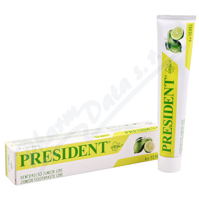 PRESIDENT zubní pasta děti 6+let limeta 50ml