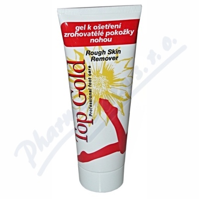 TOP GOLD Gel k ošetř.zrohov.pokožky nohou 100ml