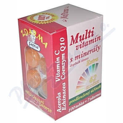 MedPharma Multivitamín s minerály+extra C tbl.107