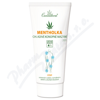 Cannaderm Mentholka chladivé mazání 200ml