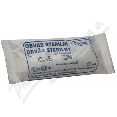 Obin.hydrofil.pletené ster.10cmx5m/1ks Steriwund