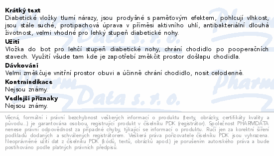 DR.GREPL Vložky Diabetic comfort vel.45-46