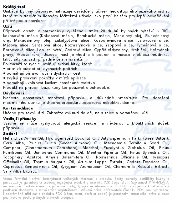 Herbamedicus Jezevčí mast 125ml
