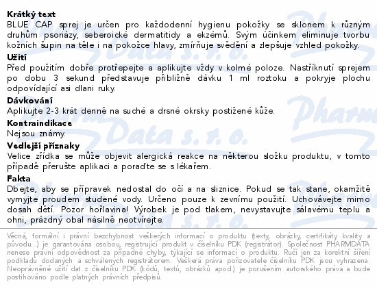 BlueCap spray 200ml