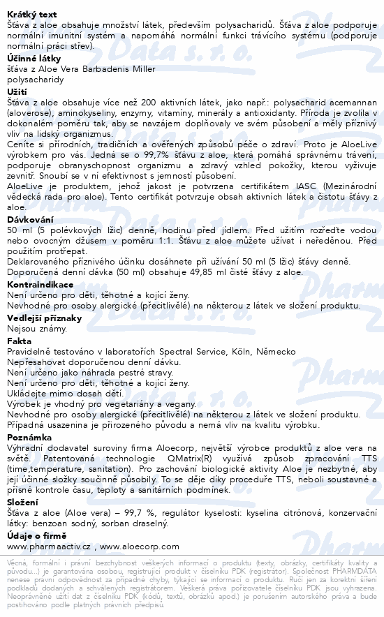 AloeVeraLife 2x1000ml