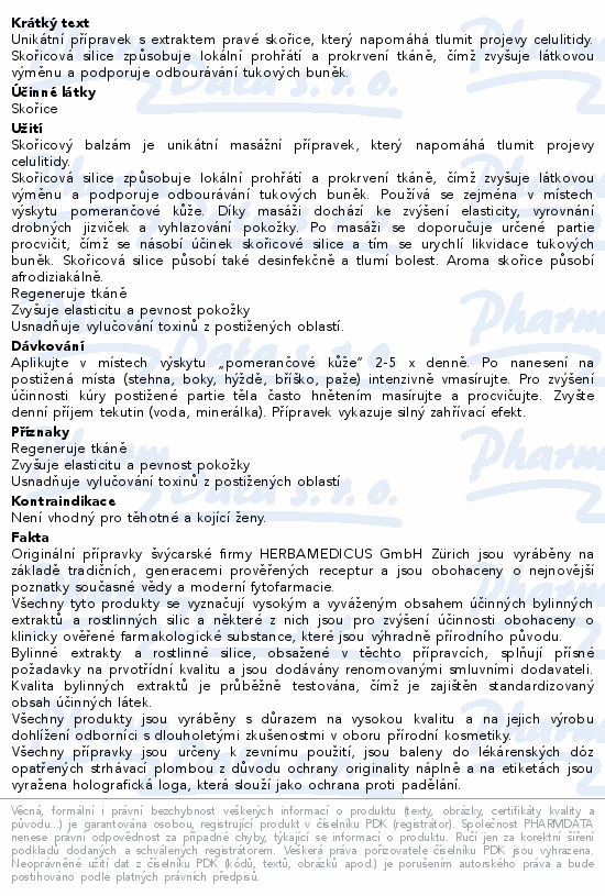 SwissMedicus Skořicový balzám 250ml