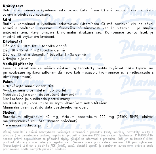 AcePharma AceRutin cps.60