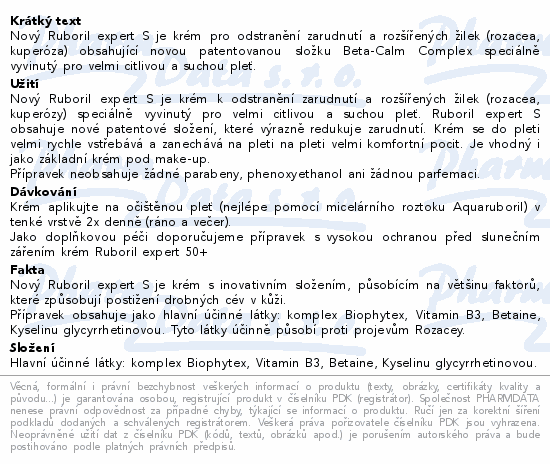 ISISPHARMA Ruboril Expert S Cream 40ml