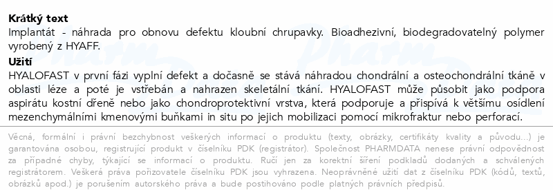 HyaloFast 2x2cm