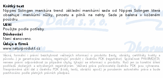 Nippes manikúra trend sada