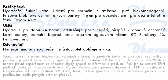 ISISPHARMA Sensylia 24h Fortifyn.Moist.Fluid 40ml